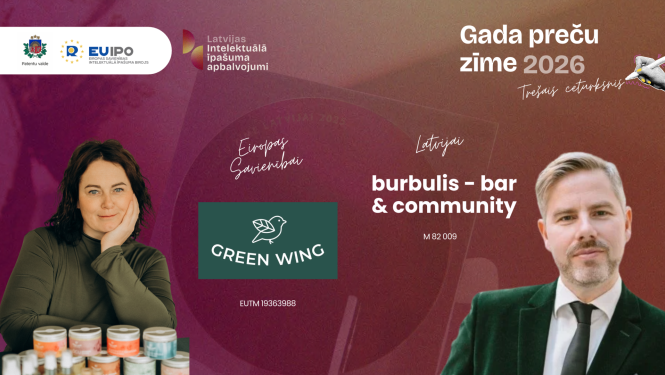 Gada preču zīmes 2026 trešā ceturkšņa nominanti, bildē redzama A.Dandena un A. Zēmanis