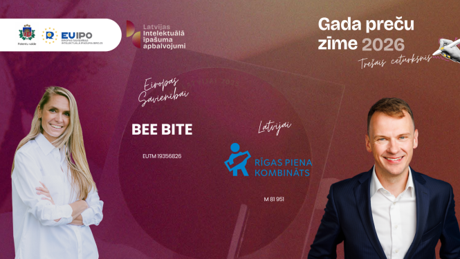 Gada preču zīmes 2026 trešā ceturkšņa nominanti, bildē redzama A.Ozoliņa un A. Čirjevskis