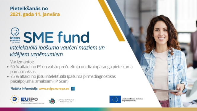 SME fund pieteikšanās baneris