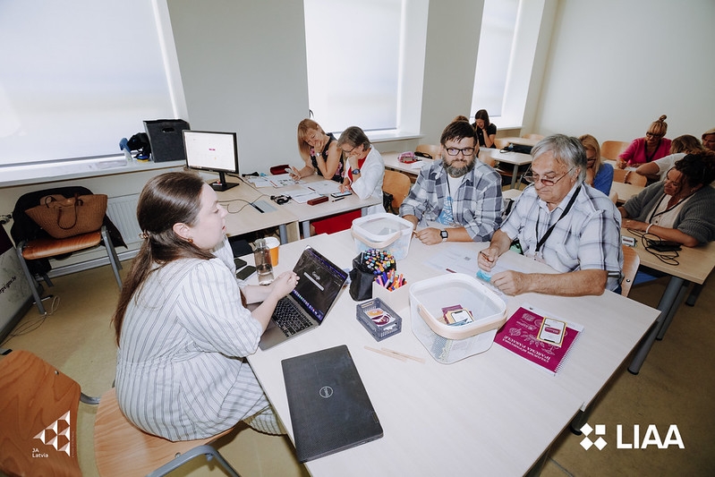 Patentu valdes darbnīcas vadītāja un dalībnieki