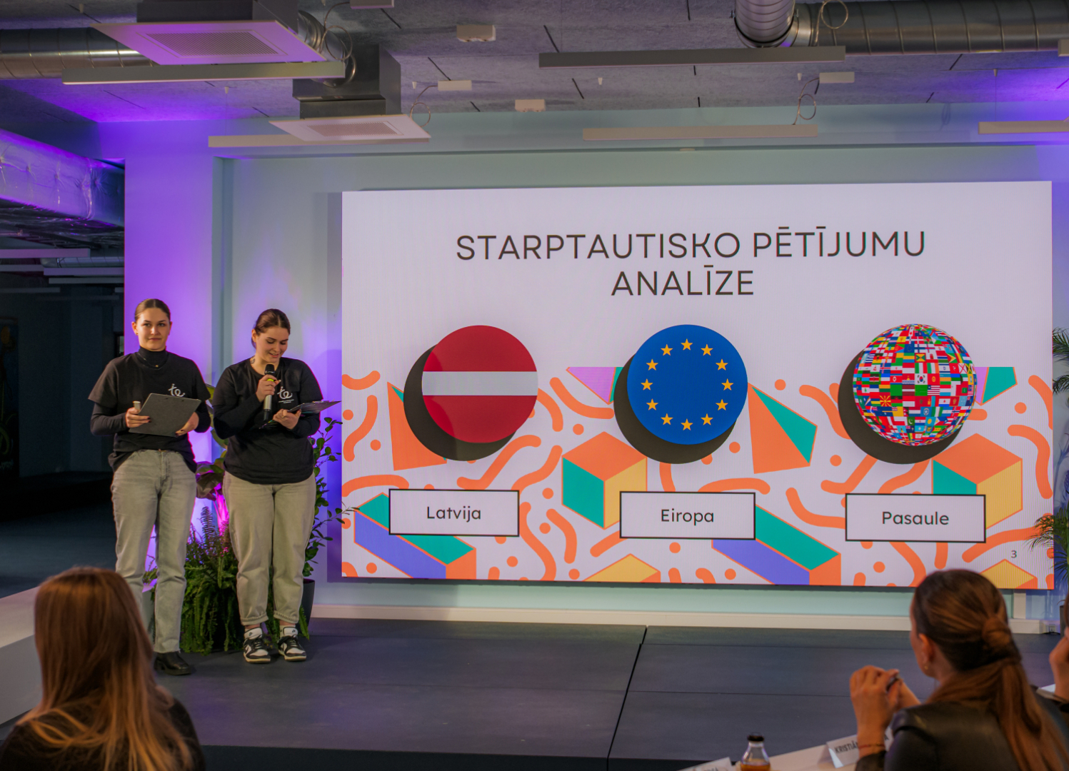 Hakatona dalībnieku gala prezentācija