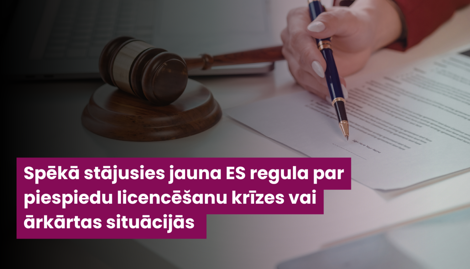 Vizuālis par piespiedu licencēšanu