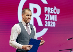Gada preču zīmes pasākuma vadīja Oskars Priede