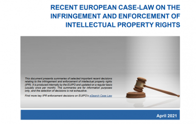 tiesneša āmurs un EUIPO pētījuma par tiesu praksi apraksts