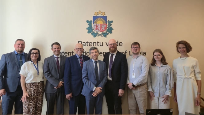 EUIPO tehniskā vizīte, delegācijas kopbilde