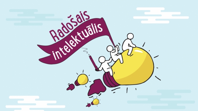 Radošais intelektuālis logo