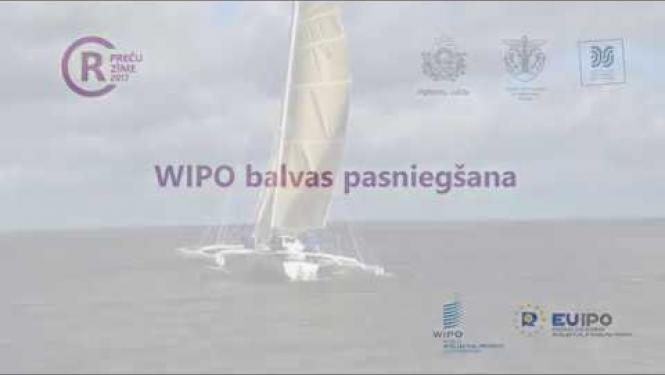 WIPO balvas pasniegšana