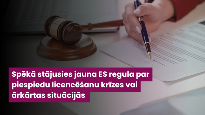 Vizuālis par piespiedu licencēšanu