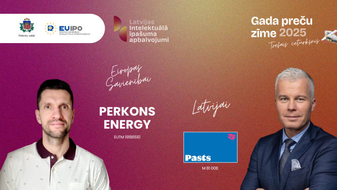 SIA Perkons Energy Biznesa attīstības vadītājs Artūrs Vītiņš un Latvijas Pasts Komercpārvaldības jomas vadītājs Kristiāns Godiņš 