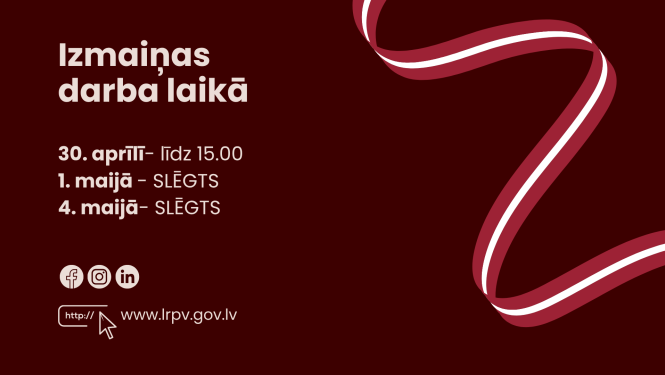 Sarkans fons ar Latvijas karoga lentīti