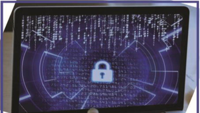 datora ekrāns kurā attēlota aizslēgta piekaramā atslēga