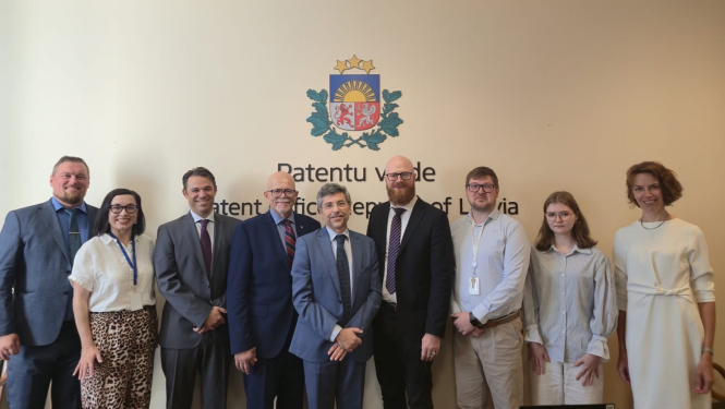 EUIPO tehniskā vizīte, delegācijas kopbilde