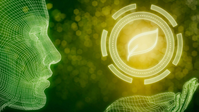 Banris rakstam zaļā krāsā