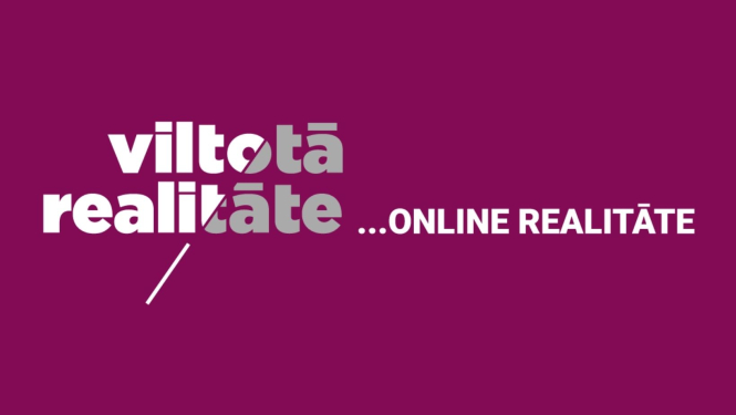 Viltotā realitāte...online realitāte.  baneris