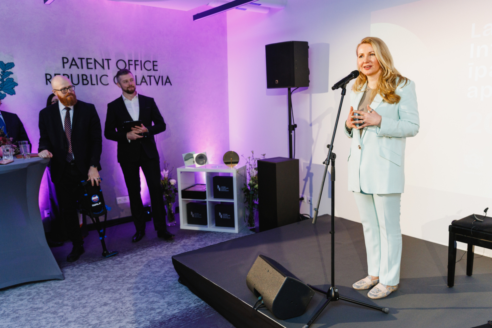 Tieslietu ministre I.Lībiņa-Egnere