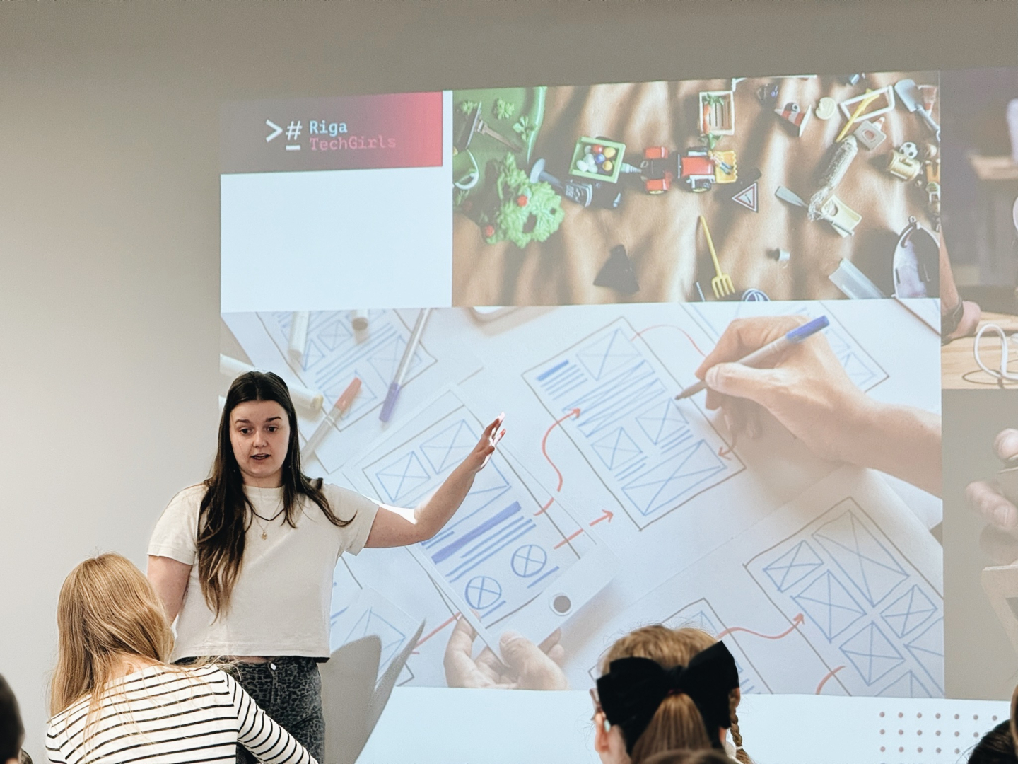"Riga TechGirls" prezentējot 