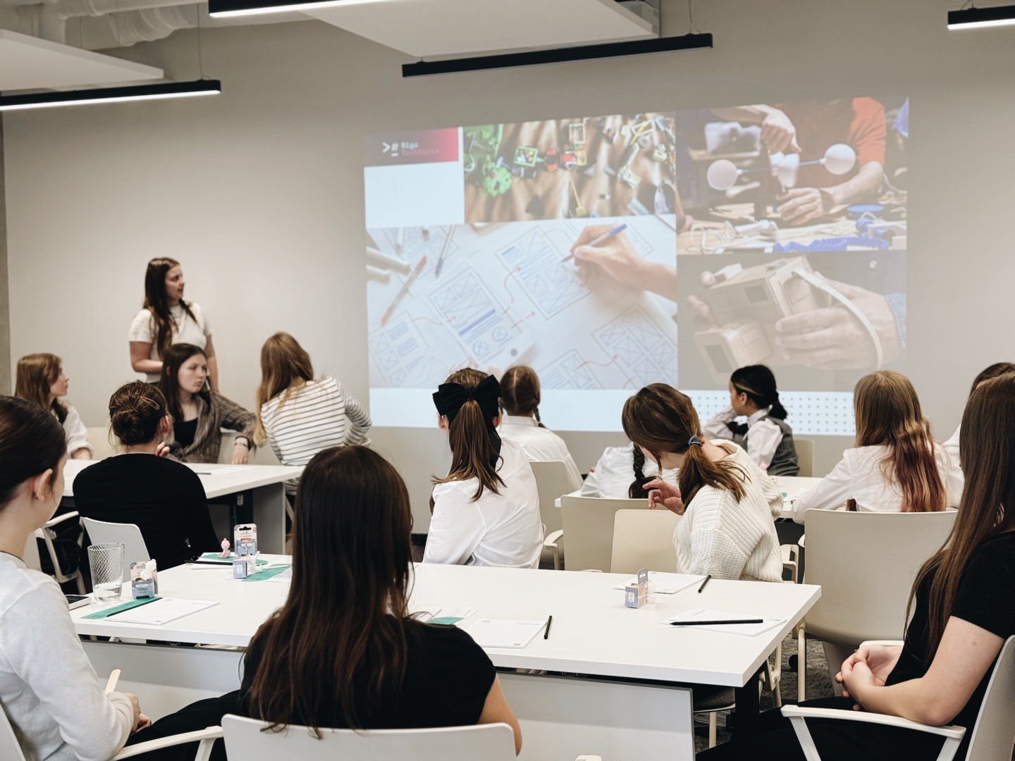 "Riga TechGirls" prezentējot 