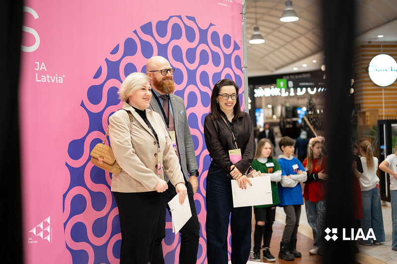 Patentu valdes direktors A.Batalauskis un Attīstības un starptautiskās sadarbības departamenta direktore Ilze Grava