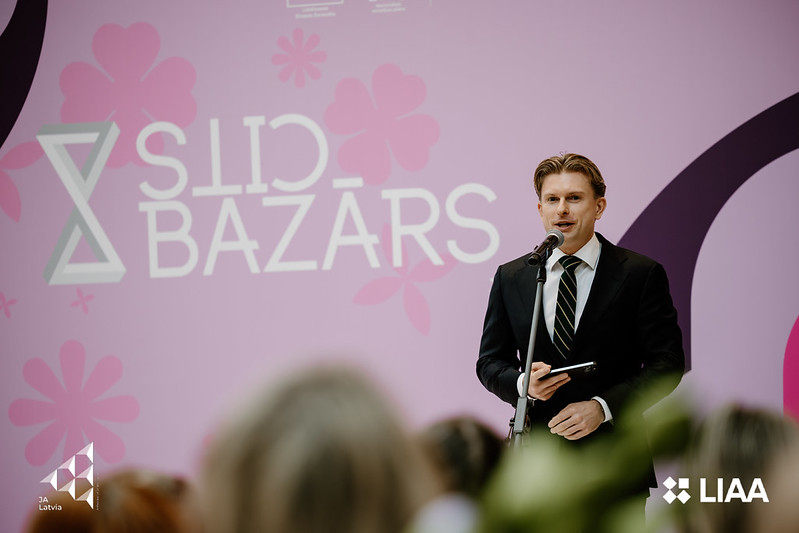 JA Latvia valdes priekšsēdētājs Jānis Krievāns