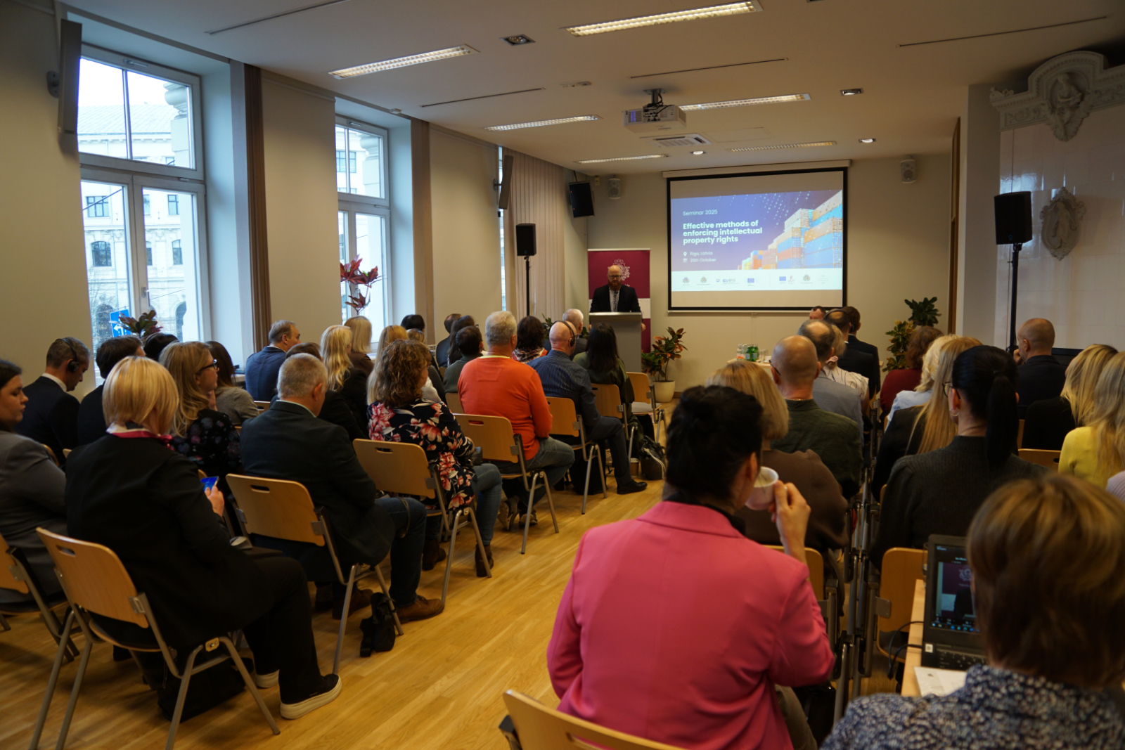 Patentu valdes direktora A.Batalauskis runa Muitas seminārā 2025