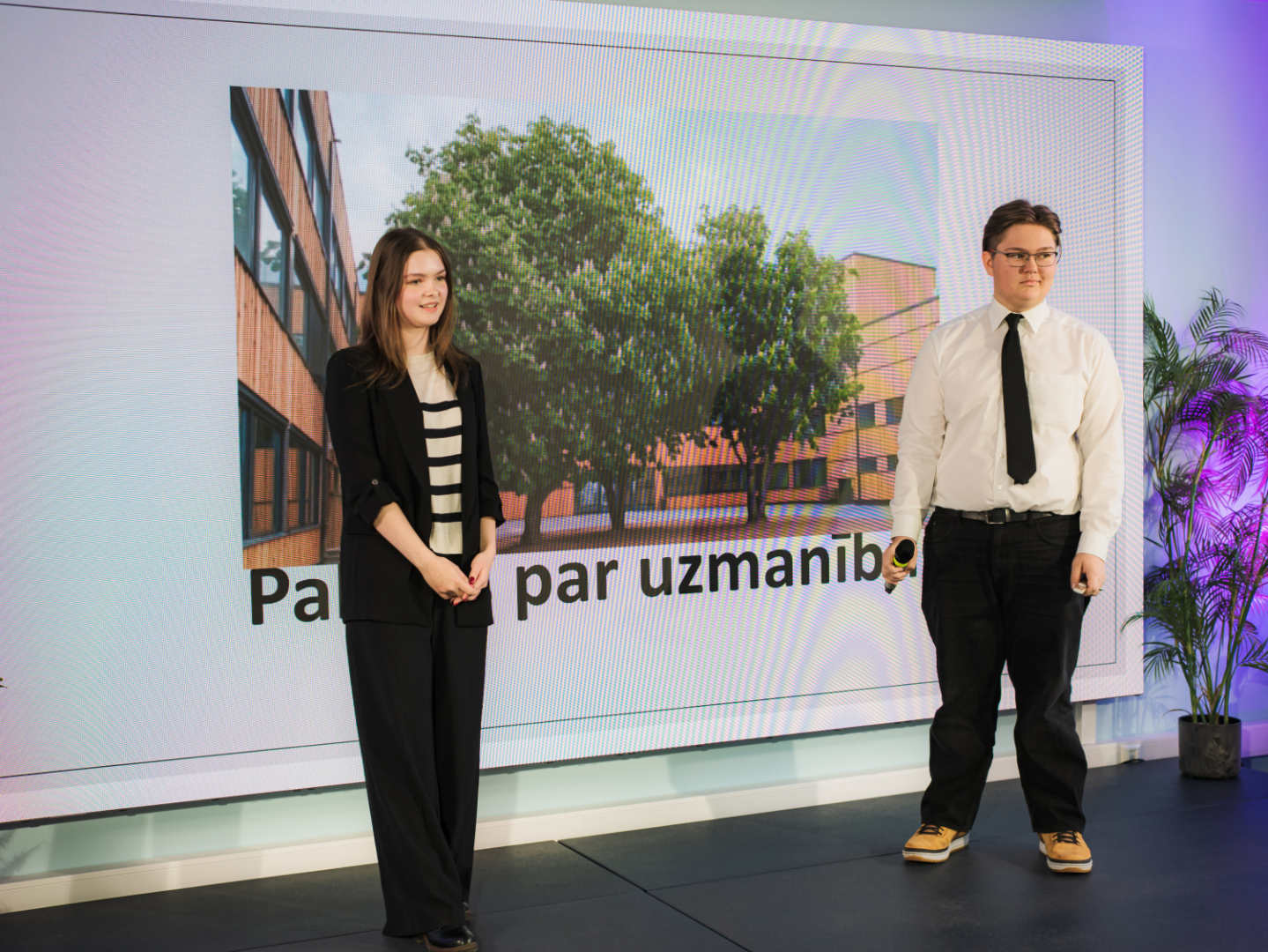 Hakatona dalībnieku gala prezentācija