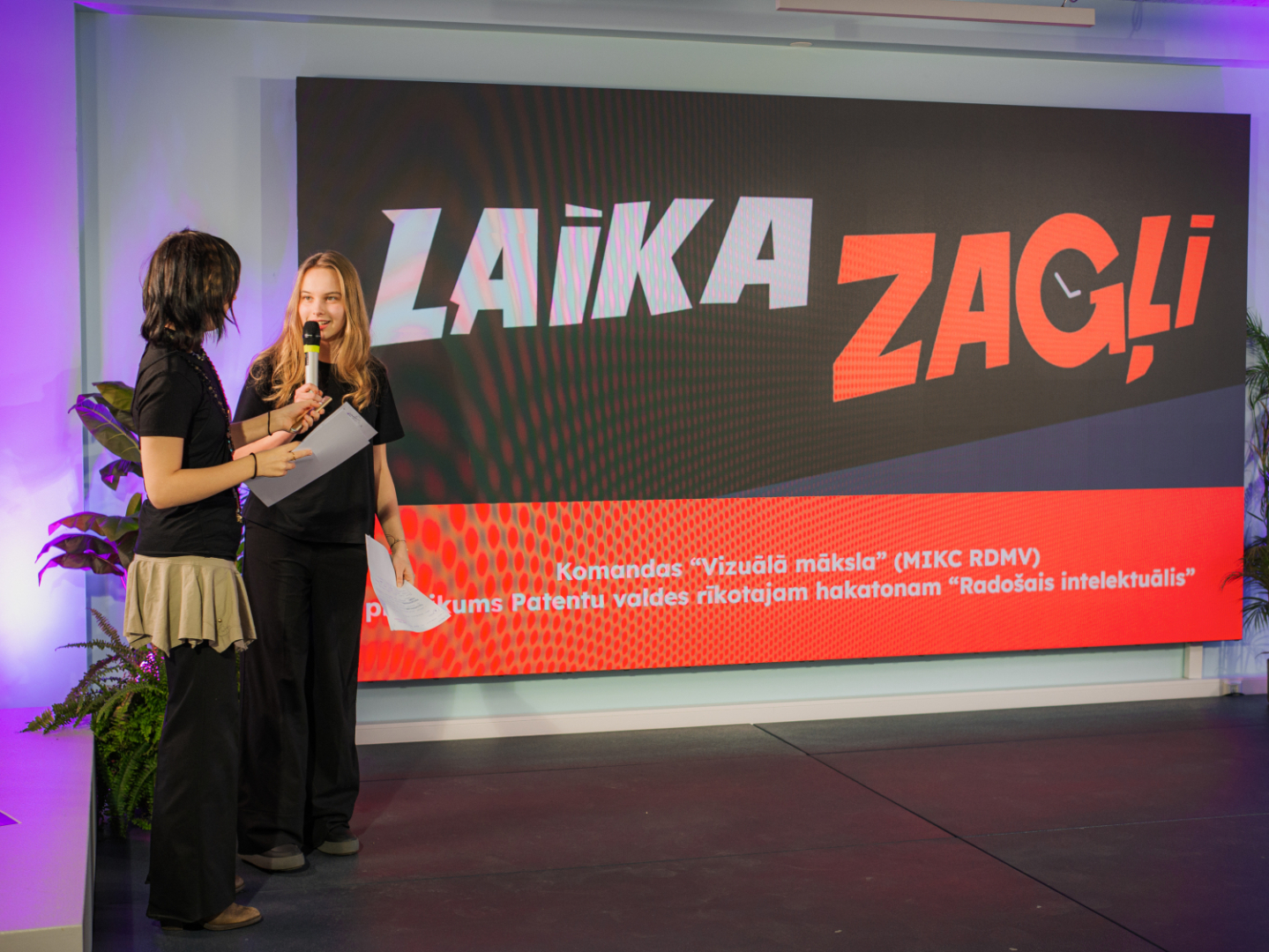 Hakatona dalībnieku gala prezentācija