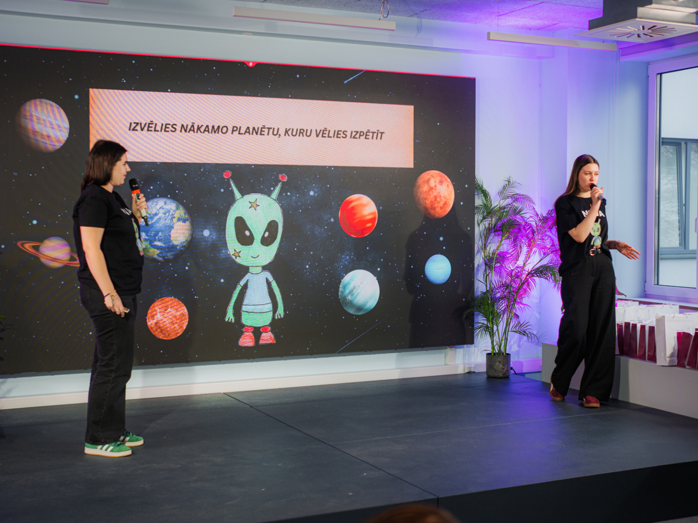 Hakatona dalībnieku gala prezentācija