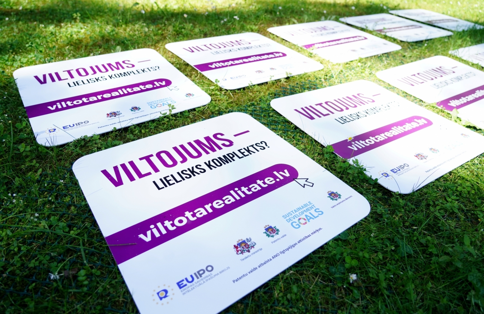 "Viltojums - lielisks komplekts" kampaņas atklāšana