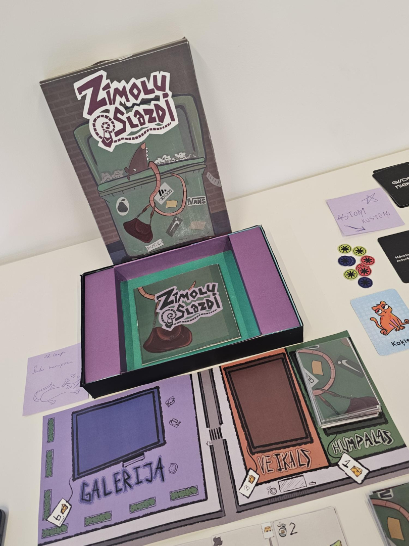 Komandas “Sārtie marcipāni” spēle “Zīmolu slazdi”