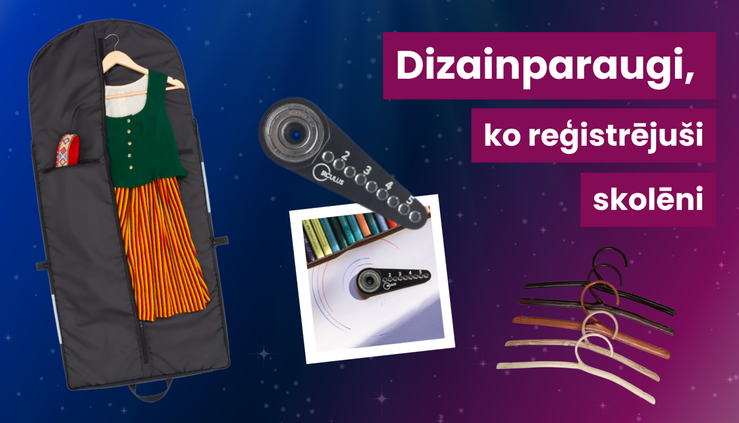 dizainparaugi skolēni