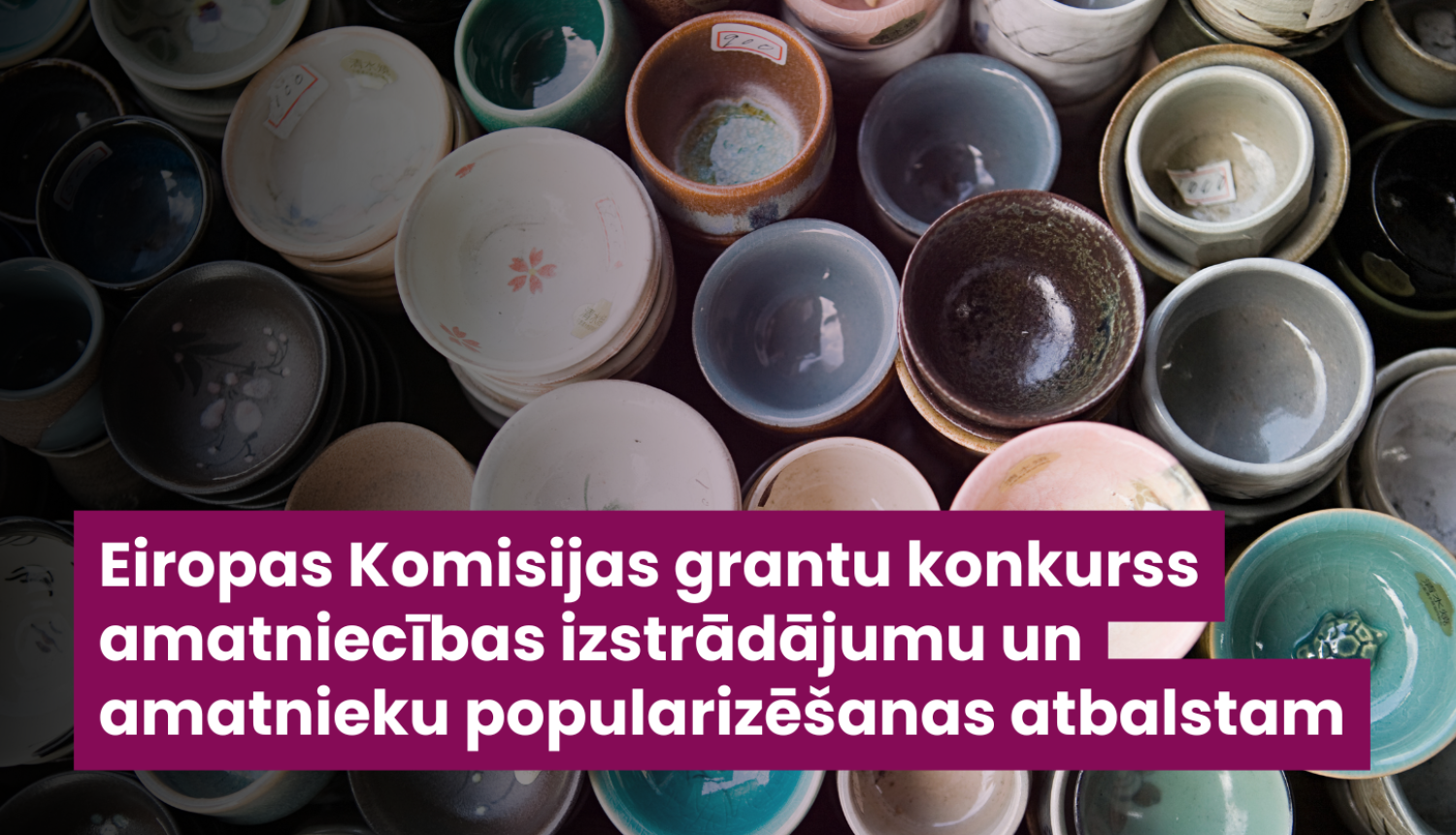 Vizuālais baneris ar konkursa nosaukumu