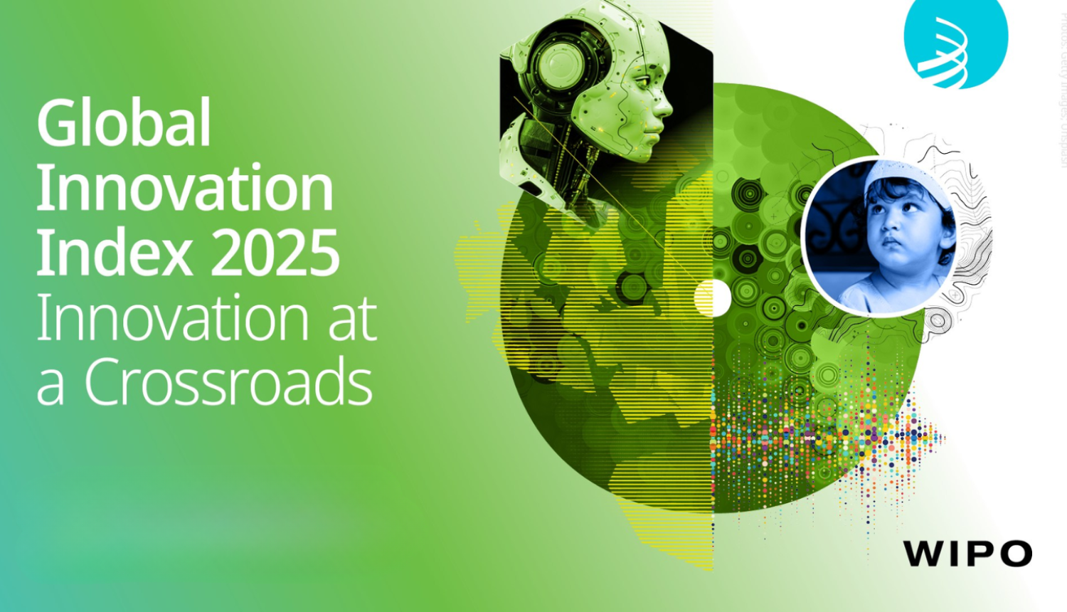 Vizuālais baneris par Globālo inovāciju indeksu