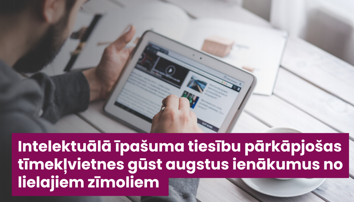 Planšete un aktualitātes virsraksts