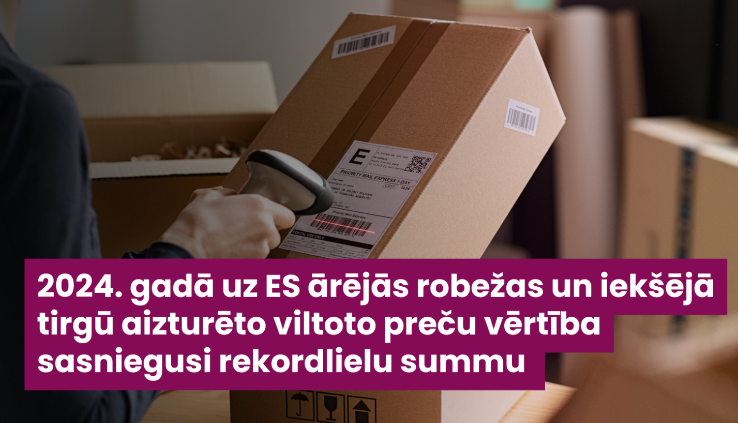 Kartona kaste, ko skenē ar skeneri