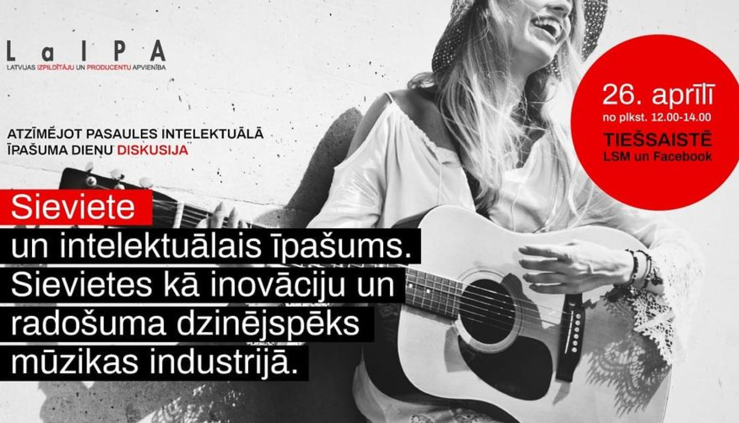 Vizuāls semināra banneris ar semināra nosaukumu un norises laiku