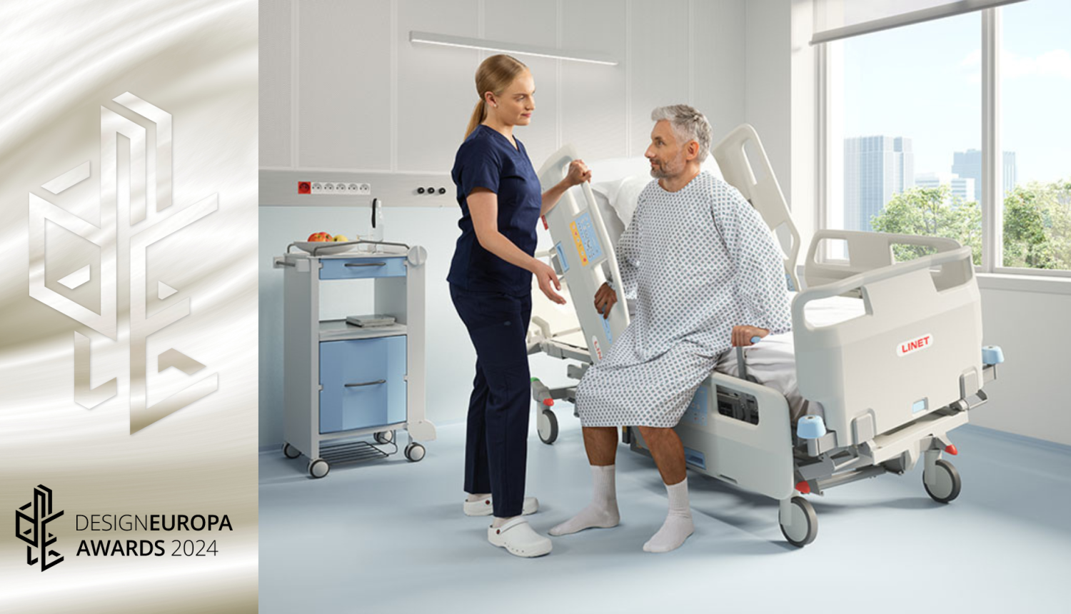  inovatīvā gulta slimnīcām Essenza 300 LT