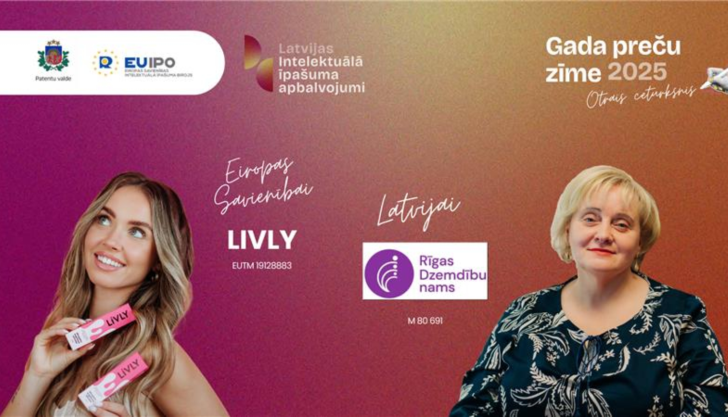  Uzņēmuma LIVLY līdzīpašniece Līva Goba un Rīgas Dzemdību nama valdes priekšsēdētāja Santa Markova