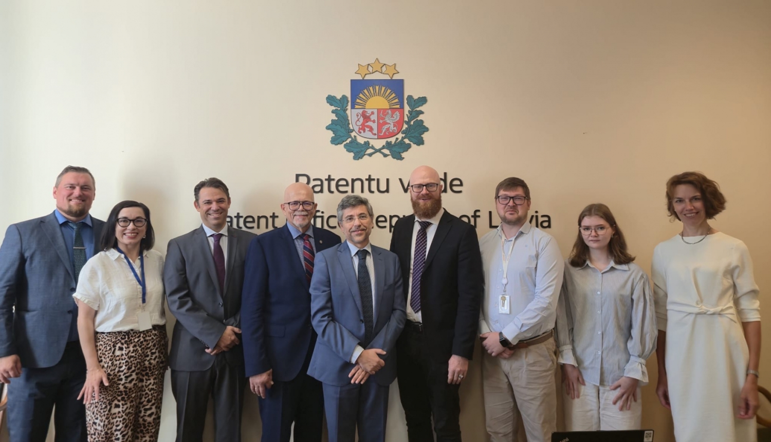 EUIPO tehniskā vizīte, delegācijas kopbilde