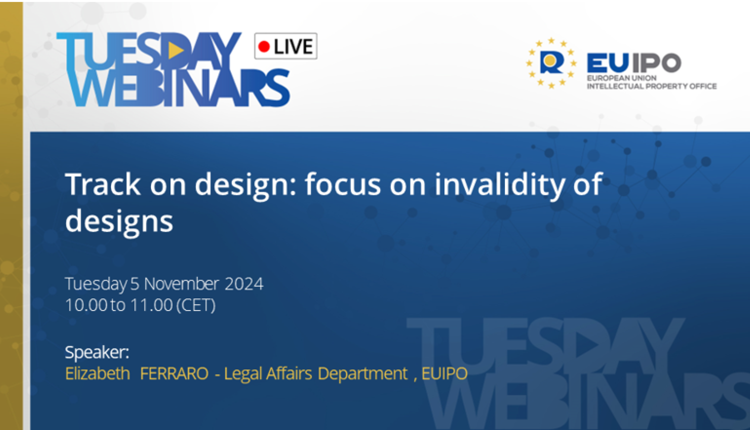 EUIPO dizainparaugu seminārs 05.11.24.