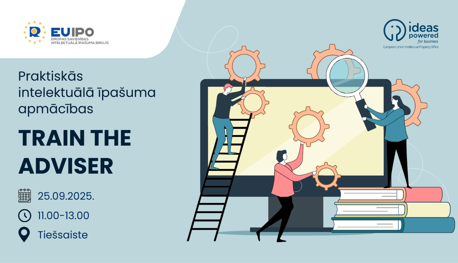 Baneris ar galveno informāciju par notikumu