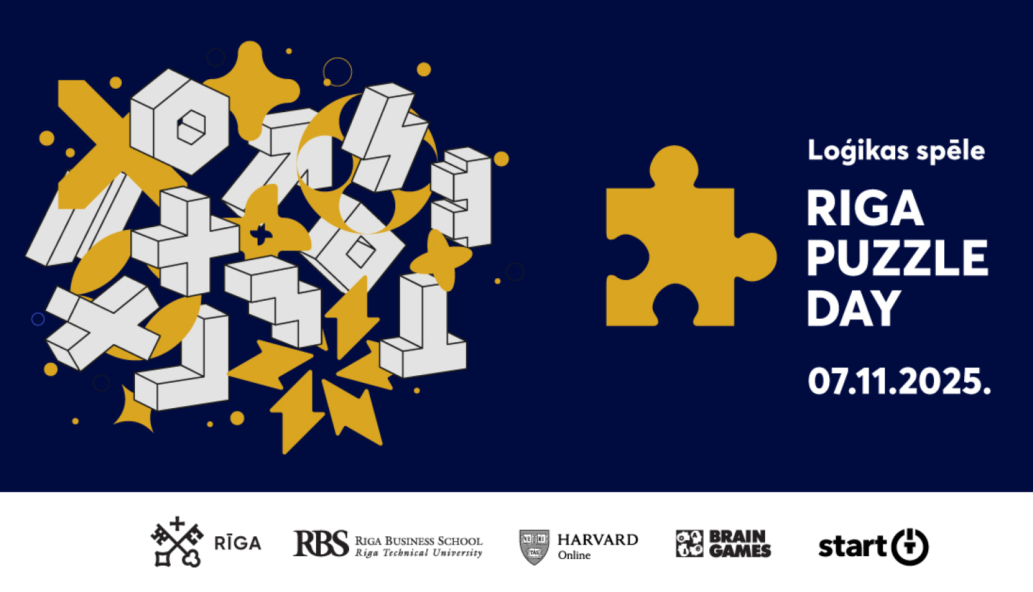 Pasākuma baneris Riga Puzle day