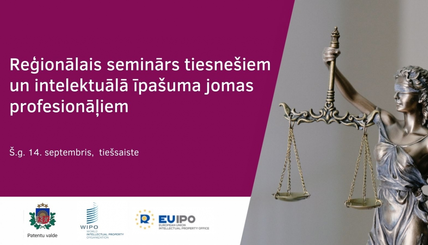 Seminar for judges and ip professionals, online event, september 14th, 2021