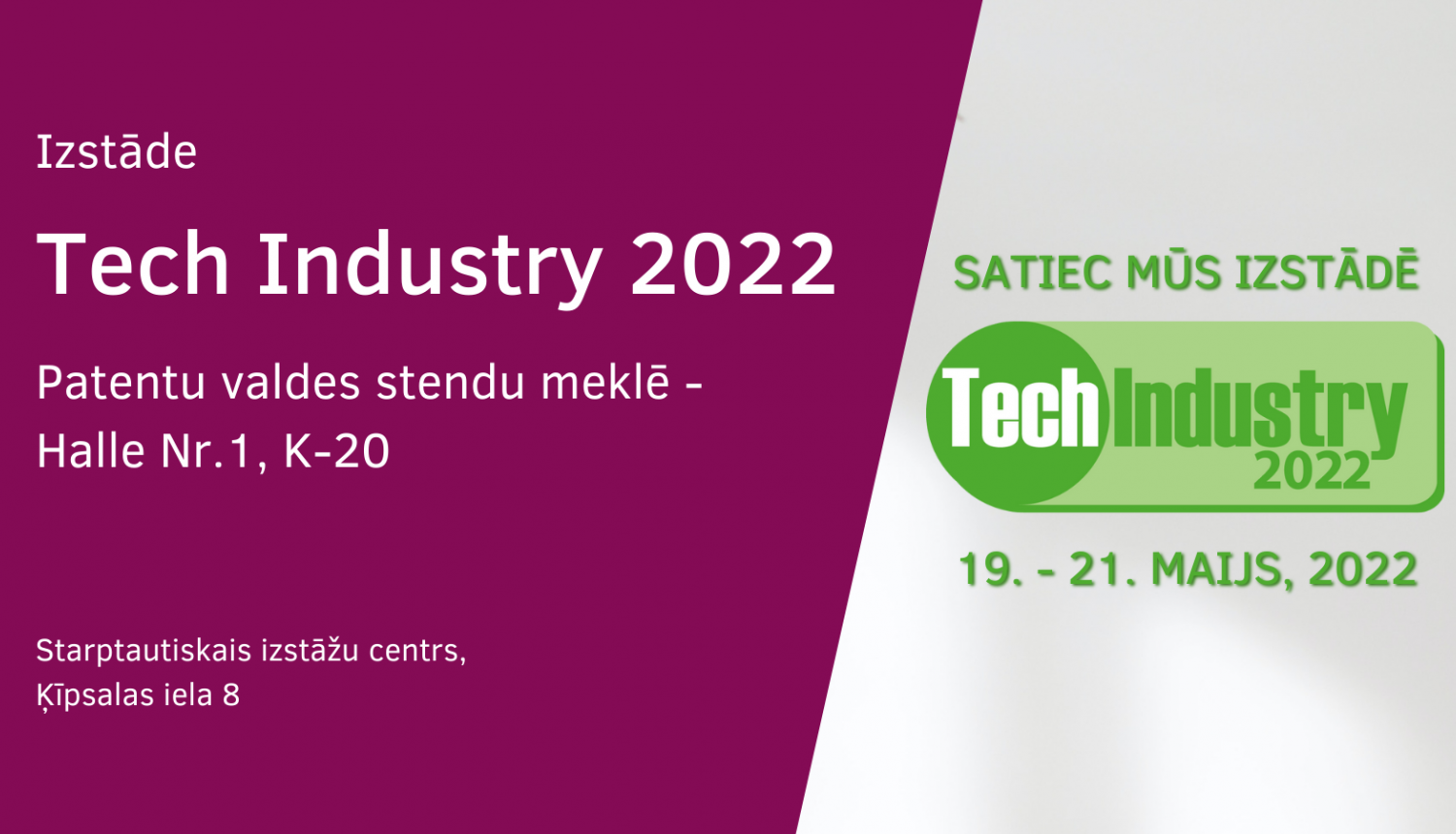 izstāde Tech Industry 2022