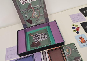 Komandas “Sārtie marcipāni” spēle “Zīmolu slazdi”